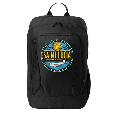 Saint Lucia Caribbean Paradise City Backpack