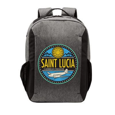 Saint Lucia Caribbean Paradise Vector Backpack