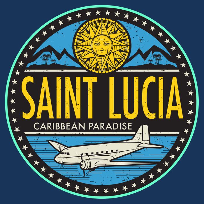 Saint Lucia Caribbean Paradise 16 in Basic Backpack