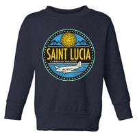 Saint Lucia Caribbean Paradise Toddler Sweatshirt