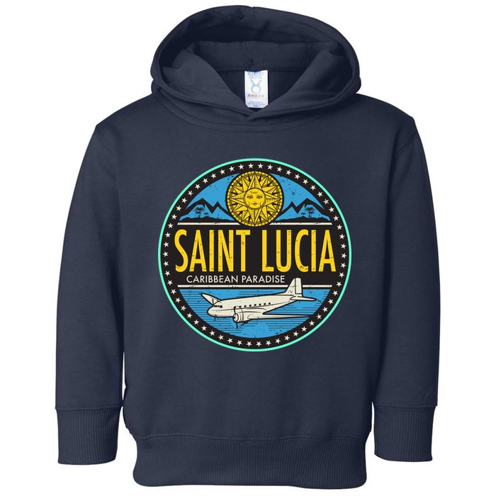 Saint Lucia Caribbean Paradise Toddler Hoodie