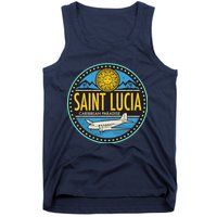 Saint Lucia Caribbean Paradise Tank Top