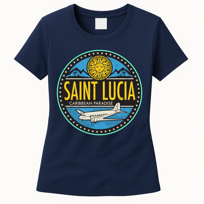 Saint Lucia Caribbean Paradise Womens T-Shirt