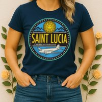 Saint Lucia Caribbean Paradise Womens T-Shirt