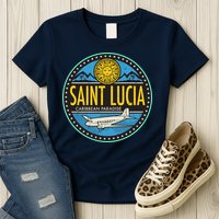 Saint Lucia Caribbean Paradise Womens T-Shirt