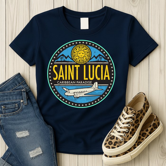 Saint Lucia Caribbean Paradise Womens T-Shirt