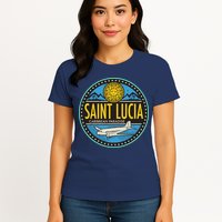 Saint Lucia Caribbean Paradise Womens T-Shirt