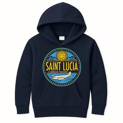 Saint Lucia Caribbean Paradise Kids Hoodie