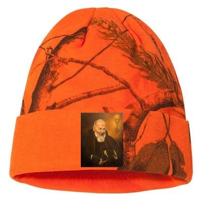 Saint Padre Pio Kati Licensed 12" Camo Beanie