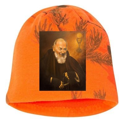 Saint Padre Pio Kati - Camo Knit Beanie