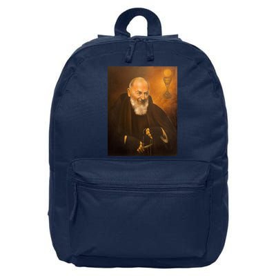 Saint Padre Pio 16 in Basic Backpack