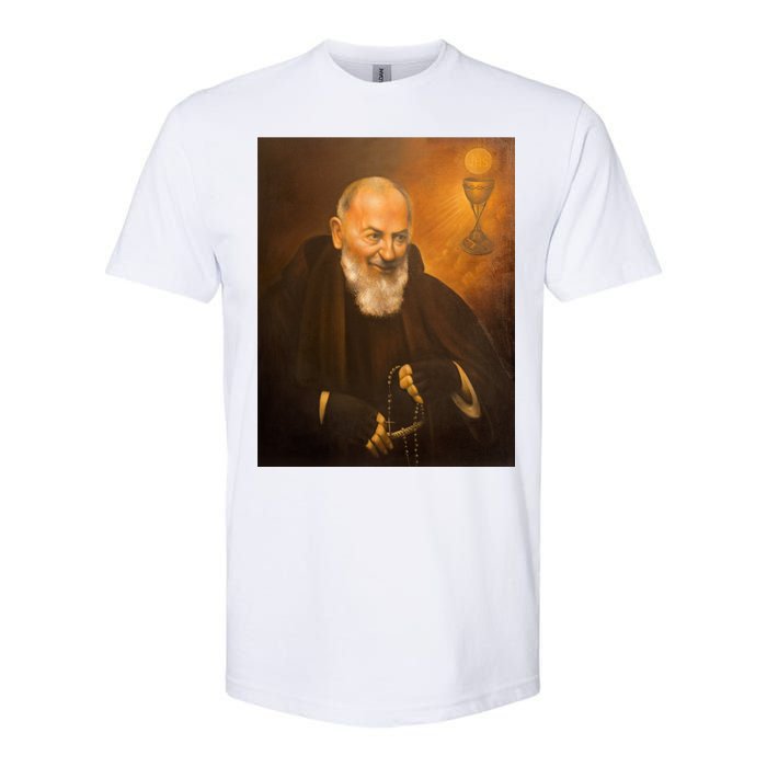 Saint Padre Pio Softstyle® CVC T-Shirt