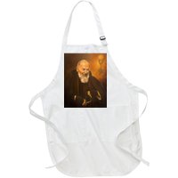 Saint Padre Pio Full-Length Apron With Pockets