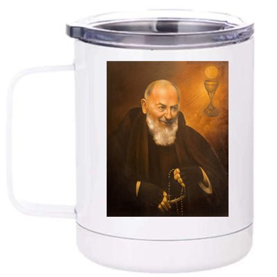 Saint Padre Pio 12 oz Stainless Steel Tumbler Cup