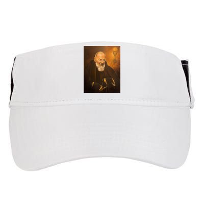 Saint Padre Pio Adult Drive Performance Visor