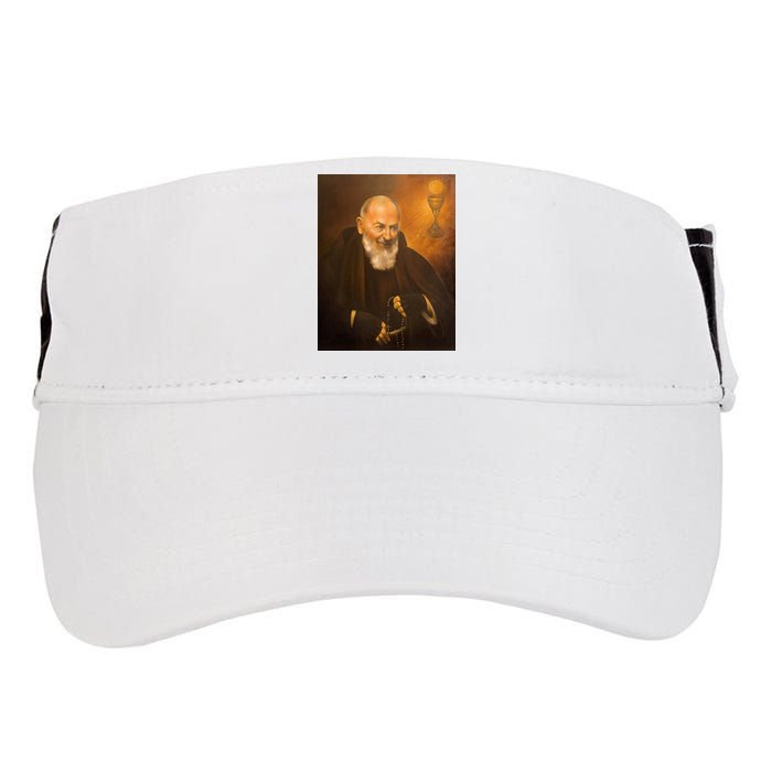 Saint Padre Pio Adult Drive Performance Visor
