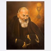 Saint Padre Pio Adult Drive Performance Visor