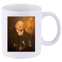 Saint Padre Pio 11oz C Handle Ceramic Mug