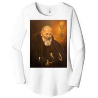 Saint Padre Pio Women's Perfect Tri Tunic Long Sleeve Shirt