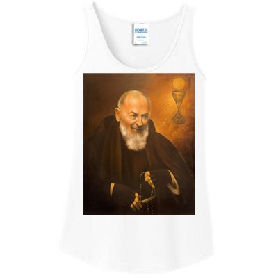 Saint Padre Pio Ladies Essential Tank