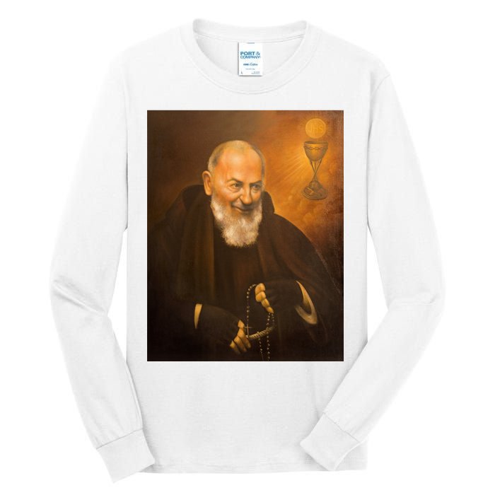 Saint Padre Pio Tall Long Sleeve T-Shirt