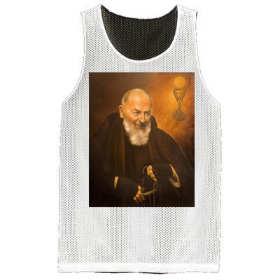 Saint Padre Pio Mesh Reversible Basketball Jersey Tank