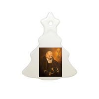 Saint Padre Pio Ceramic Tree Ornament