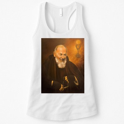 Saint Padre Pio Womens Tank Top