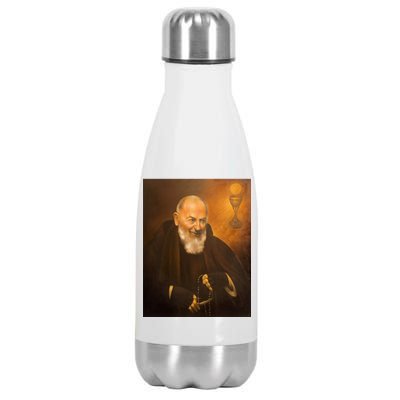 Saint Padre Pio Stainless Steel Insulated Water Bottle