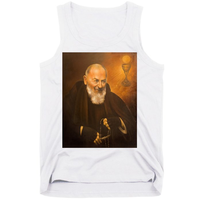 Saint Padre Pio Tank Top