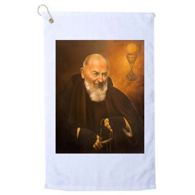 Saint Padre Pio Golf Towel