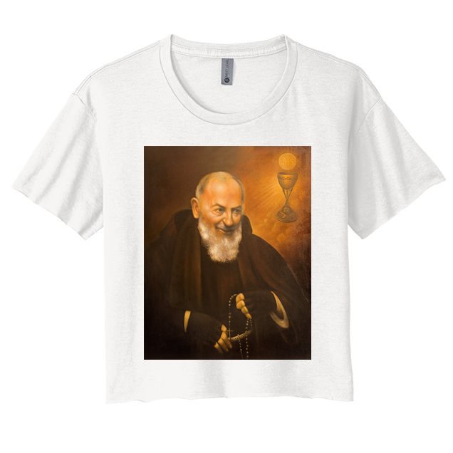 Saint Padre Pio Crop Top