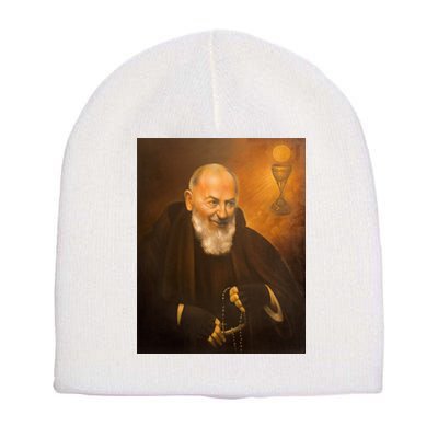 Saint Padre Pio Short Acrylic Beanie