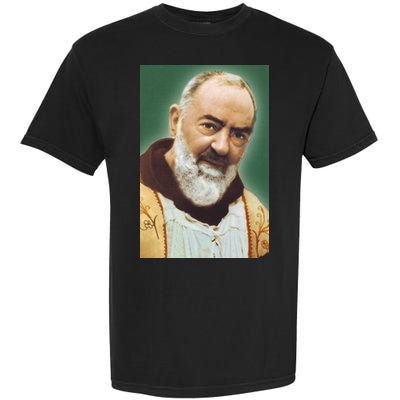 Saint Padre Pio Art Garment-Dyed Heavyweight T-Shirt