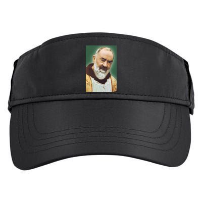 Saint Padre Pio Art Adult Drive Performance Visor