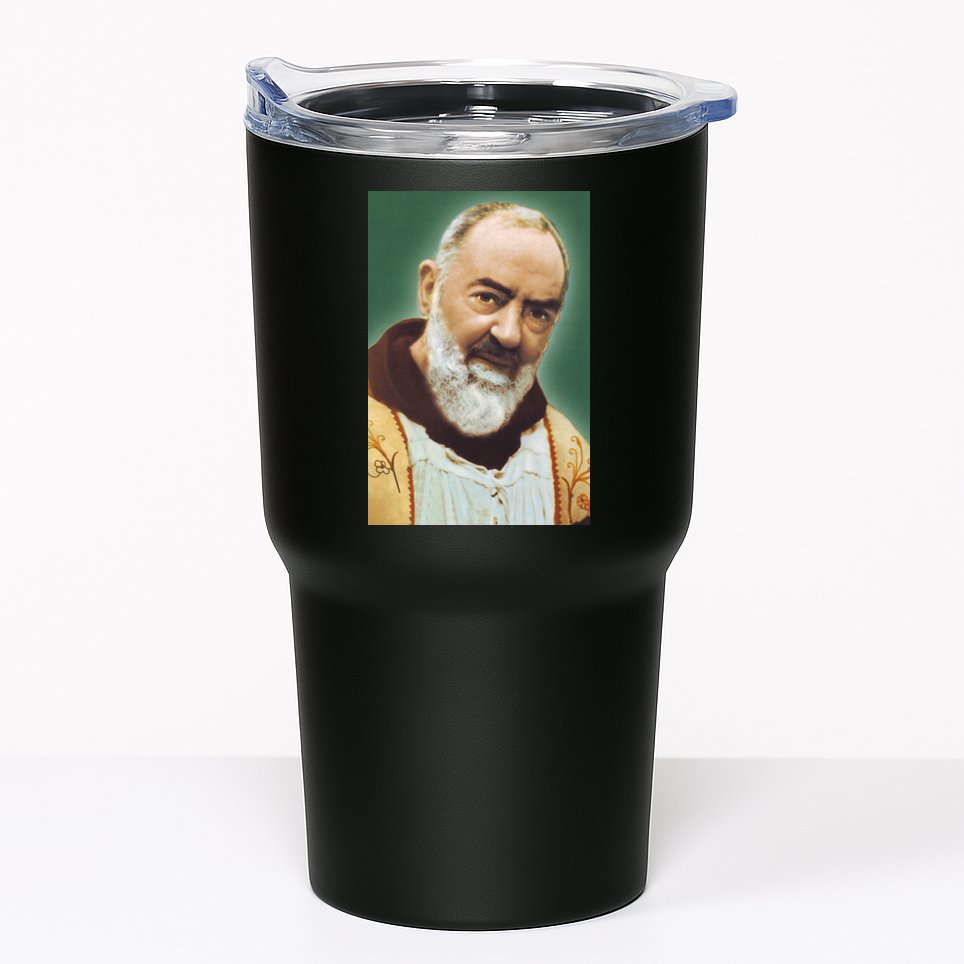 Saint Padre Pio Art Tumbler