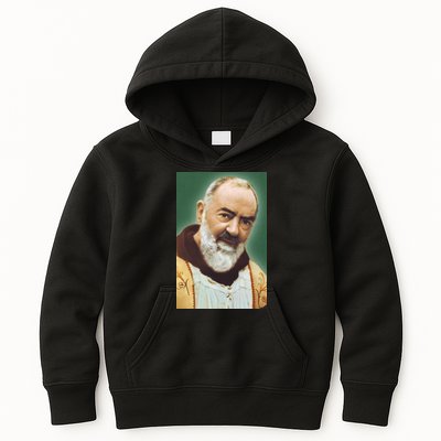 Saint Padre Pio Art Kids Hoodie