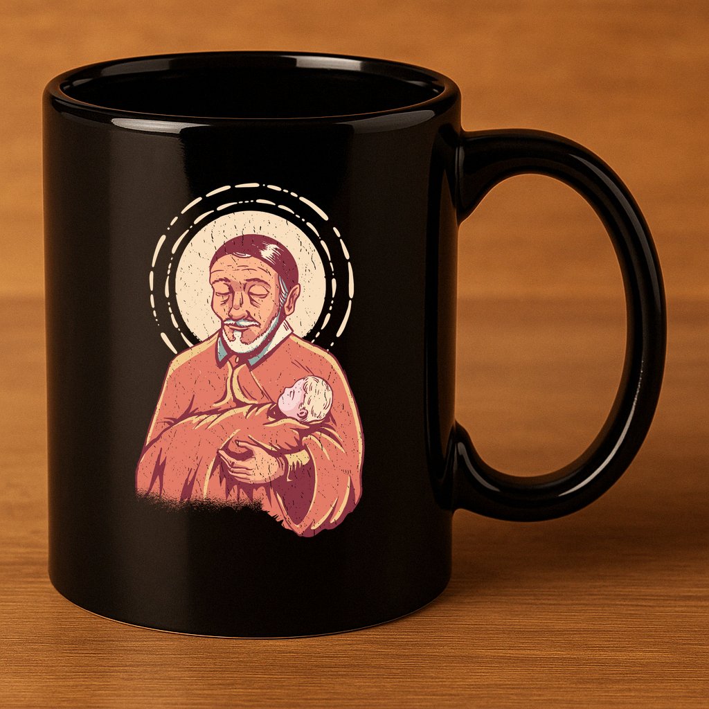Saint Vincent 11oz C Handle Ceramic Mug