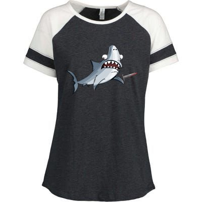 Shark Attack Jack Enza Ladies Jersey Colorblock Tee