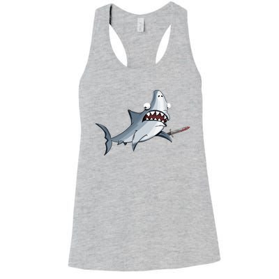 Shark Attack Jack Women's Racerback Tank