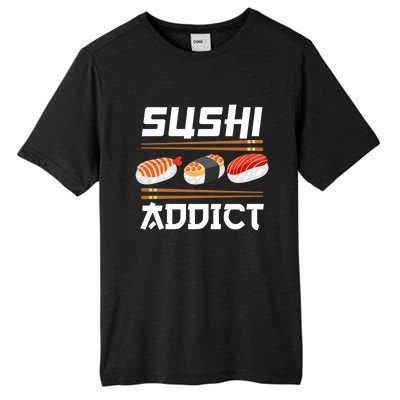 Sushi Addict Japanese Food Sushi Lover Gift Tall Fusion ChromaSoft Performance T-Shirt