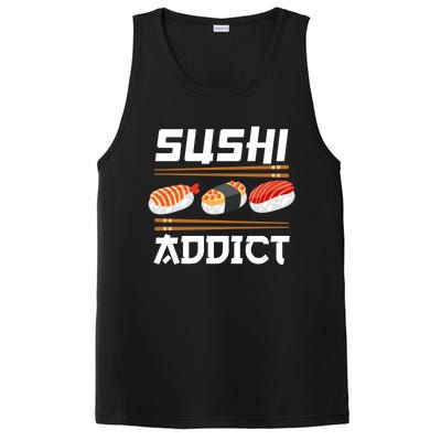 Sushi Addict Japanese Food Sushi Lover Gift PosiCharge Competitor Tank