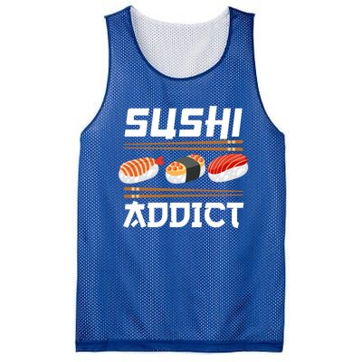 Sushi Addict Japanese Food Sushi Lover Gift Mesh Reversible Basketball Jersey Tank