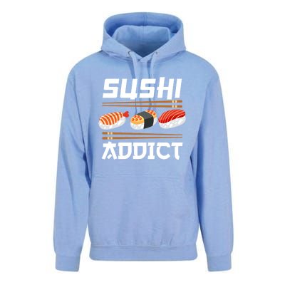 Sushi Addict Japanese Food Sushi Lover Gift Unisex Surf Hoodie