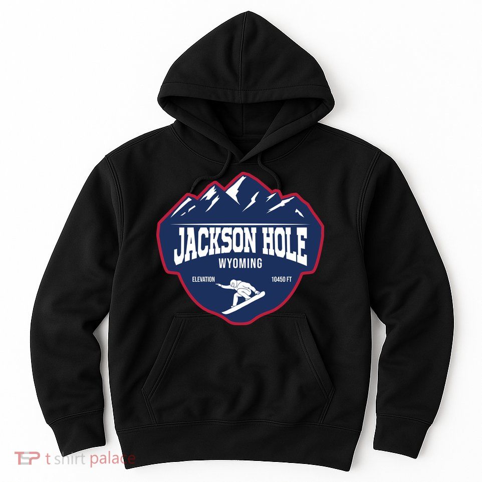 Ski At Jackson Hole Wyoming Hoodie