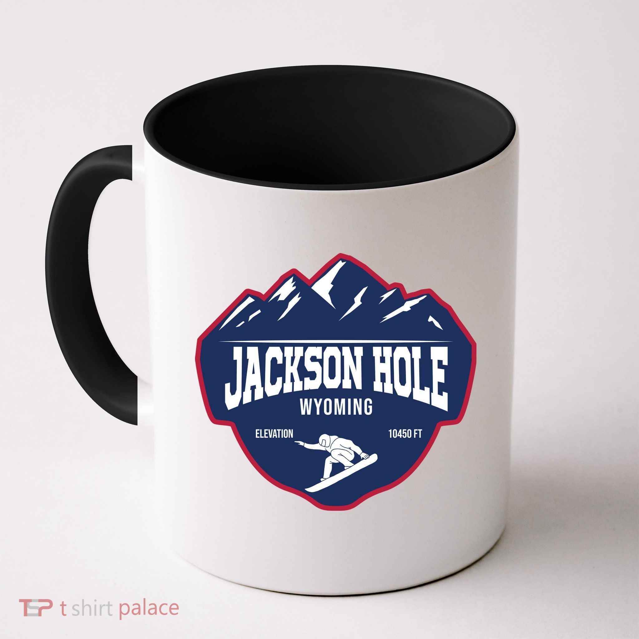 Ski At Jackson Hole Wyoming Mug