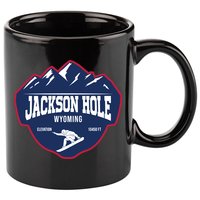 Ski At Jackson Hole Wyoming 11oz C Handle Ceramic Mug
