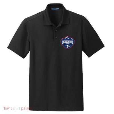 Ski At Jackson Hole Wyoming Dry Zone Grid Polo