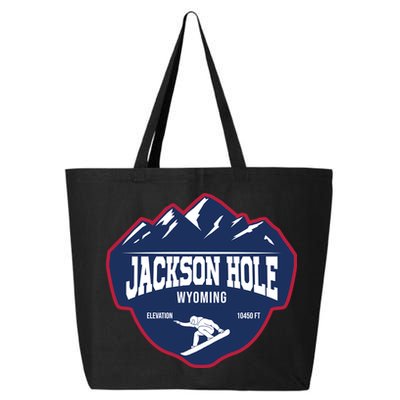 Ski At Jackson Hole Wyoming 25L Jumbo Tote