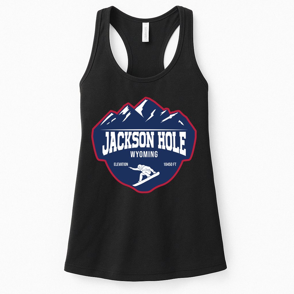 Ski At Jackson Hole Wyoming Womens Tank Top